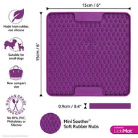 LickiMat Mini Soother for Cats - Purple