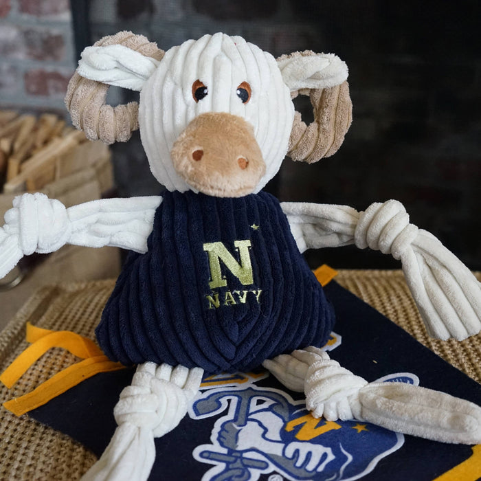 NCAA U.S. Naval Academy, Bill the Goat Knottie® Plush Dog Toy
