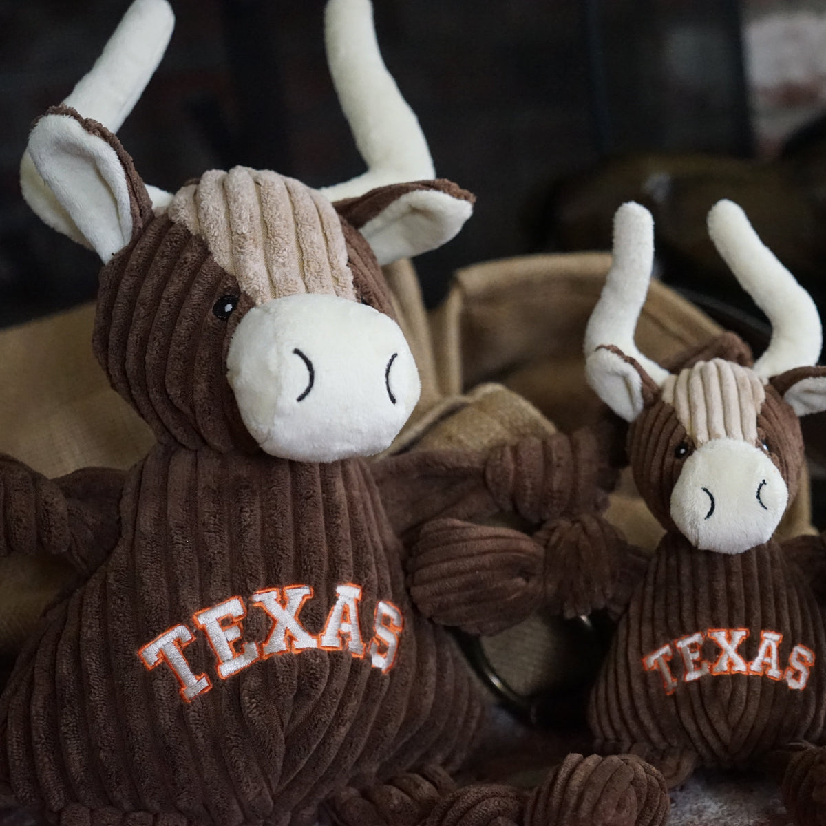 Texas Longhorn Knottie® Plush Dog Toy
