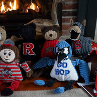 NCAA Mascot Johns Hopkins University, Jay the Blue Jay Knottie® Plush Dog Toy