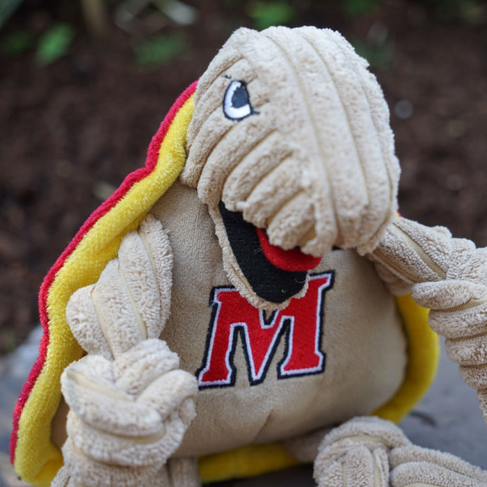 NCAA University of Maryland - Testudo the Terrapin Knottie® Plush Dog Toy