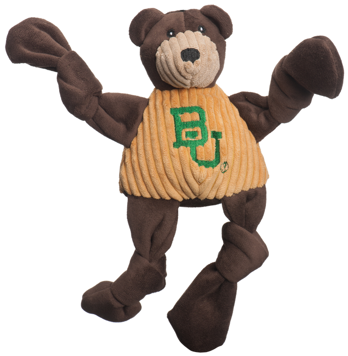 NCAA Baylor University, Bruiser the Bear Knottie® Plush Dog Toy