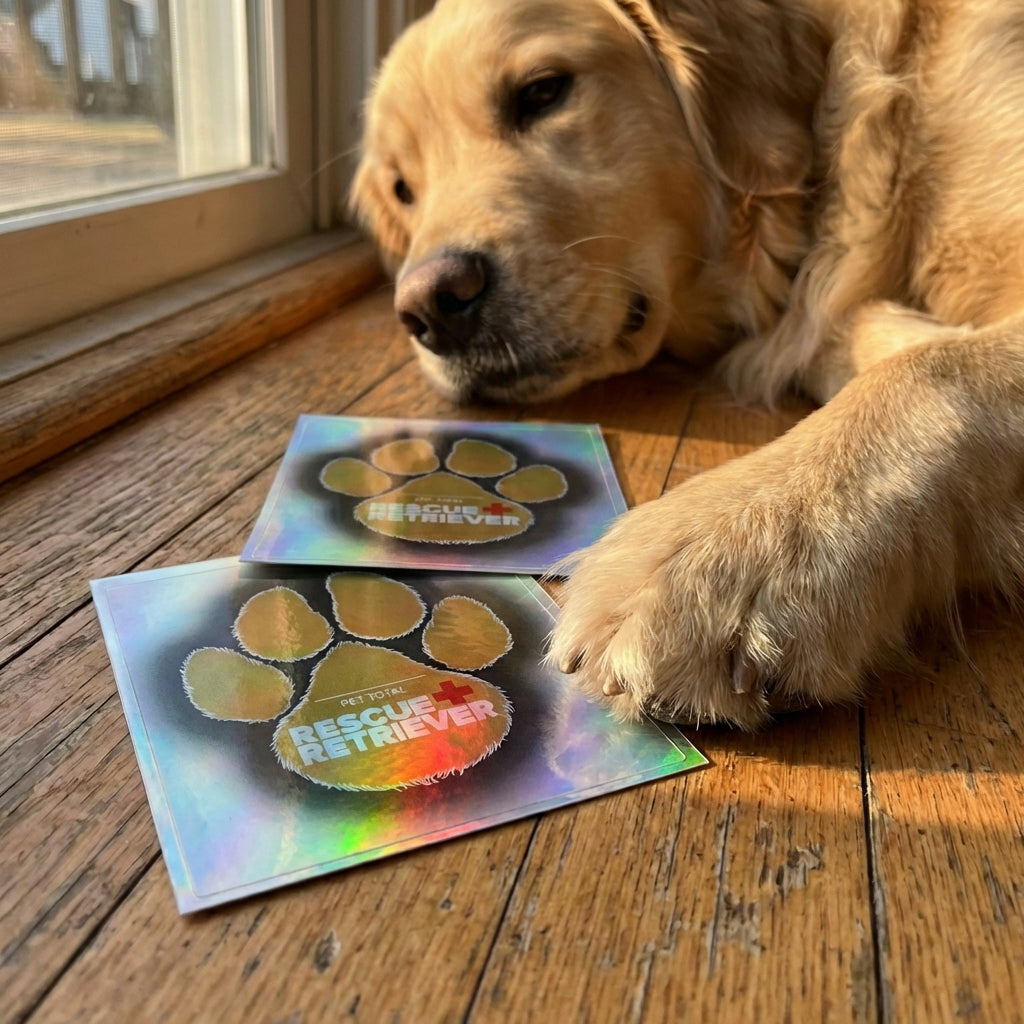 Rescue+Retriever Two Pack Decal