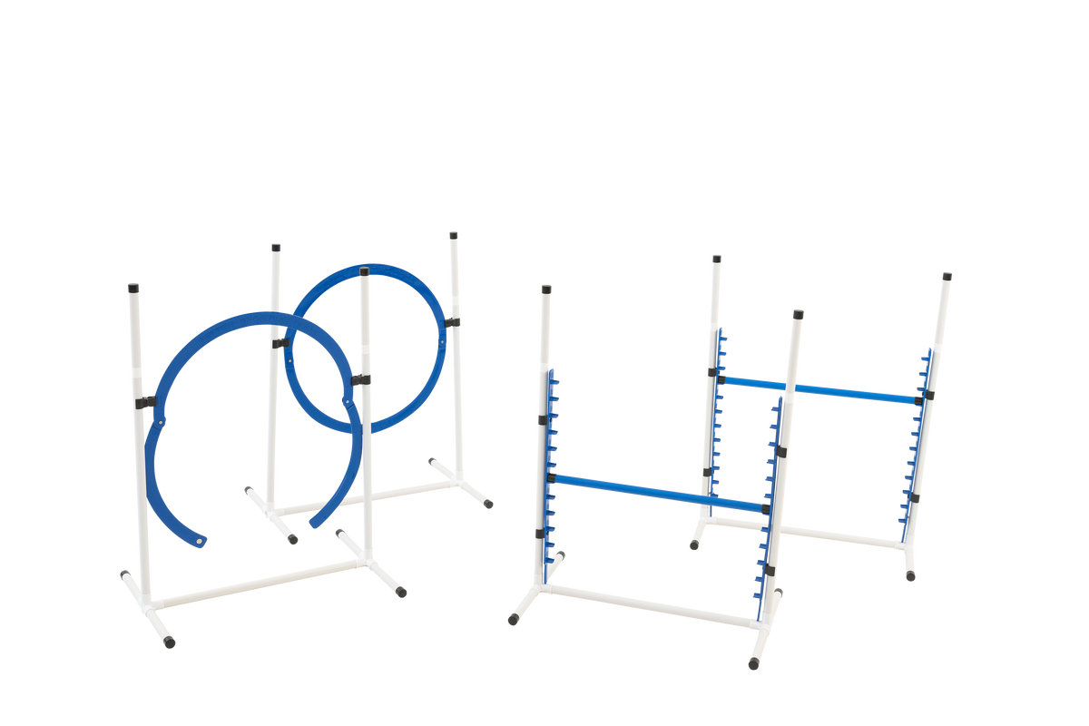 Better Sporting Dogs Adjustable Dog Agility Bar Jumps & Tire Jumps