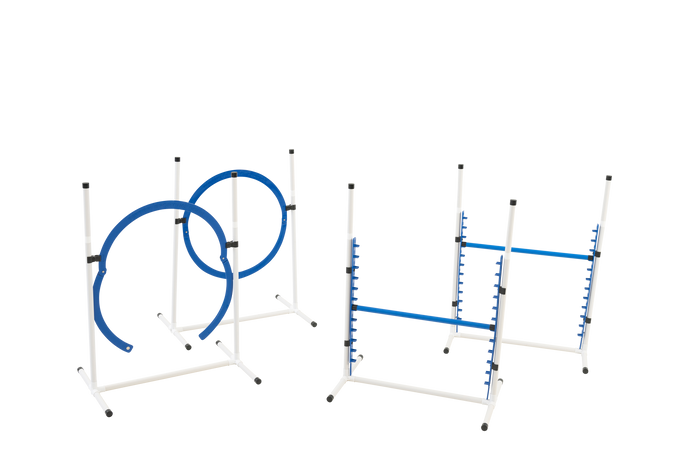 Better Sporting Dogs Adjustable Dog Agility Bar Jumps & Tire Jumps