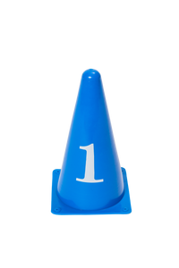 Pack of 10 Durable Numbered Cones for Dog Agility Training