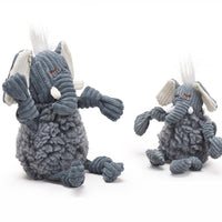 Ellamae Elephant HuggleFleece® FlufferKnottie™ Plush Dog Toy