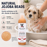 Exfoliating Butter Wash Dog Shampoo Gallons - With Natural Jojoba Beads