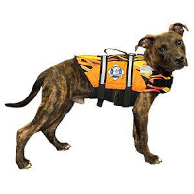 Paws Aboard Flames Pet Life Vest