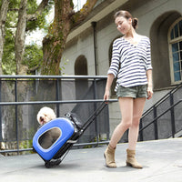 5-in-1 Combo EVA Pet Carrier Stroller Backpack