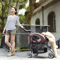 5-in-1 Combo EVA Pet Carrier Stroller Backpack