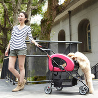 5-in-1 Combo EVA Pet Carrier Stroller Backpack