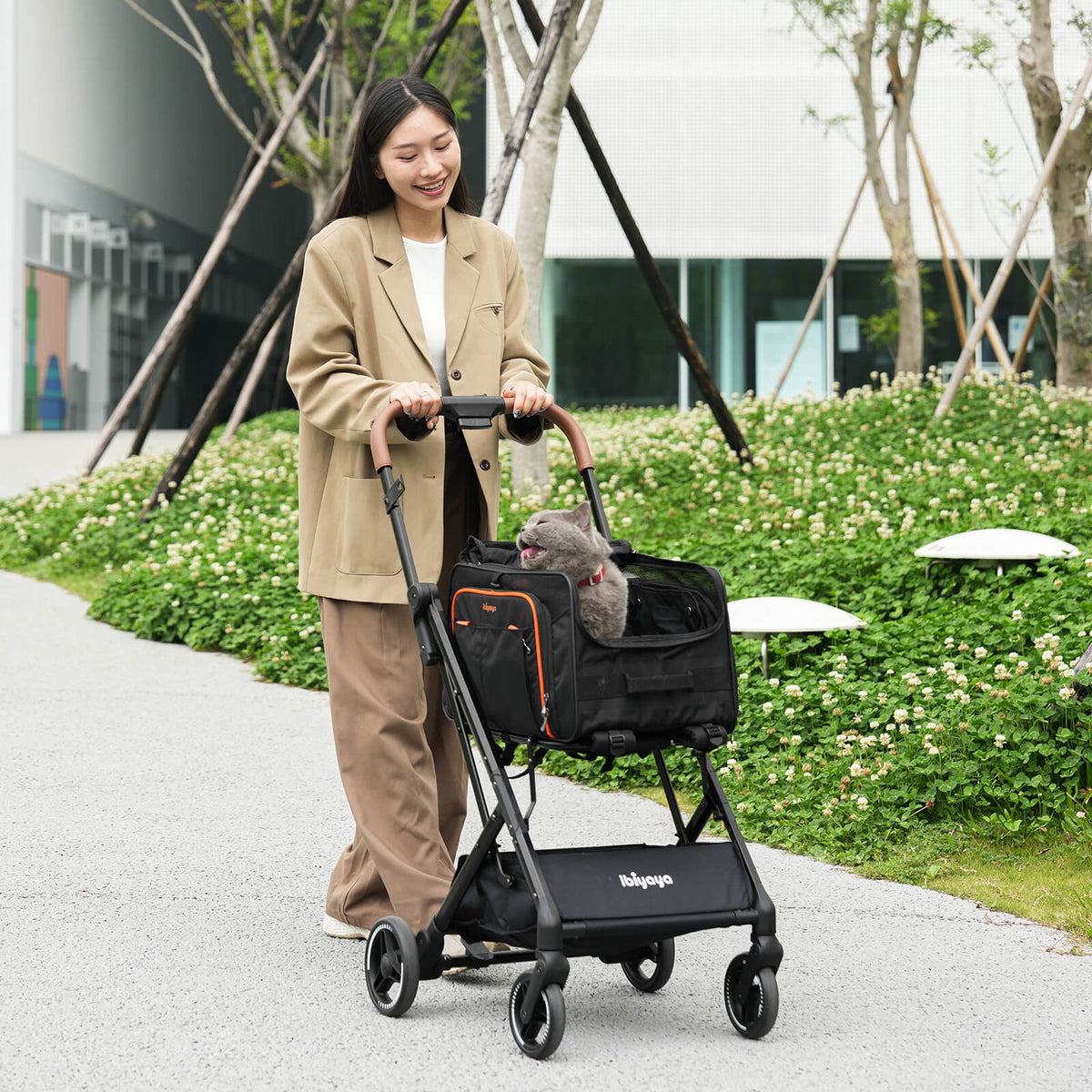 JetPaw: 3-in-One Pet Stroller with Detachable Airline-Approved Carrier