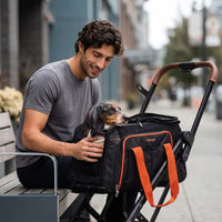 JetPaw: 3-in-One Pet Stroller with Detachable Airline-Approved Carrier