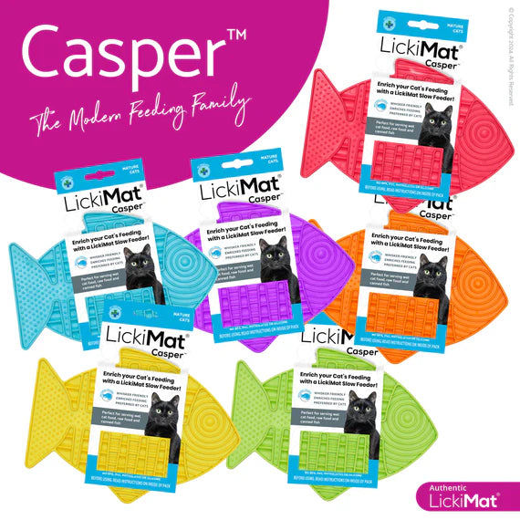 LickiMat Casper for Cats - Green