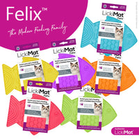 LickiMat Felix for Cats - Purple