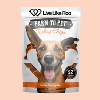 Live Like Roo Turkey Chips for Dogs | Dog Treats That Give Back