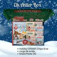 Elk The Halls Antler Chew & Dog Treat Box