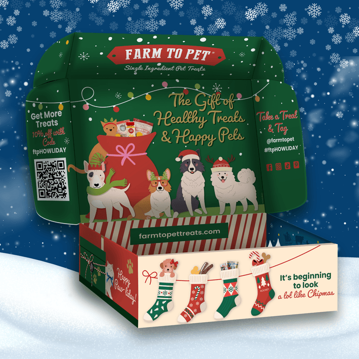 Elk The Halls Antler Chew & Dog Treat Box