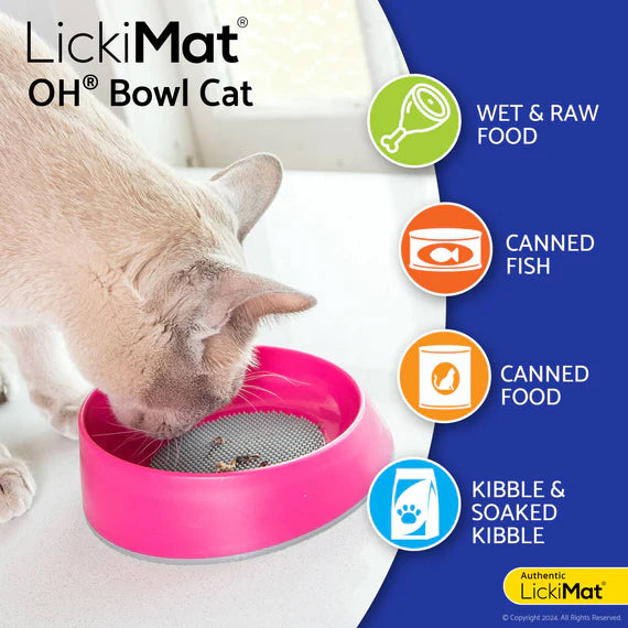 LickiMat OH Bowl for Cats - Green