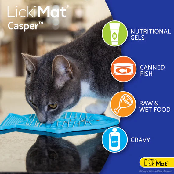 LickiMat Casper for Cats - Green