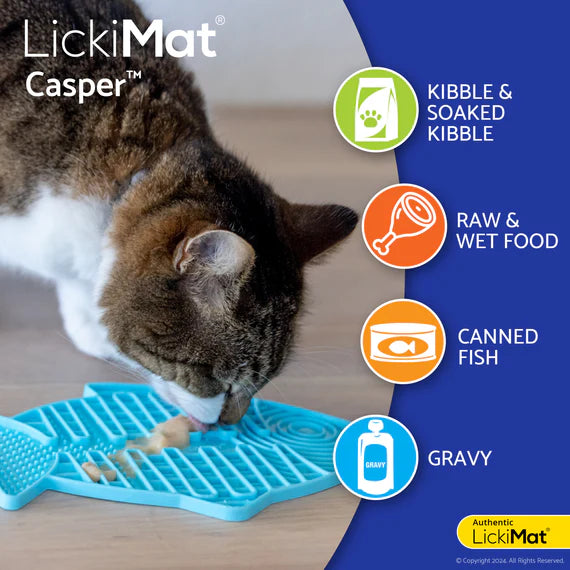 LickiMat Casper for Cats - Green