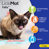 LickiMat Felix for Cats - Purple