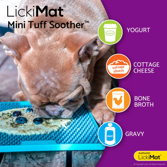 LickiMat Mini TUFF Soother - Dark Pink