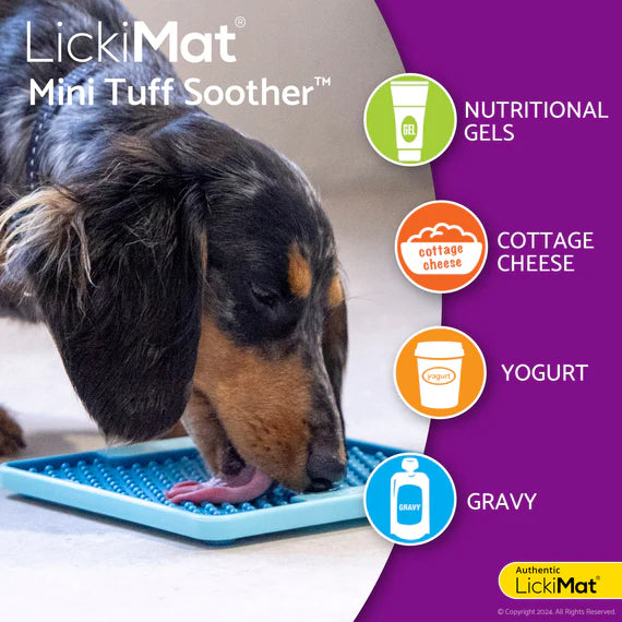 LickiMat Mini TUFF Soother - Dark Pink