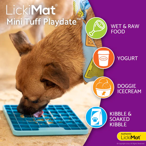 LickiMat Mini TUFF Playdate - Orange
