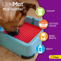 LickiMat Mini Soother for Cats - Purple