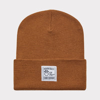 Human GF Logo Beanie - Caramel