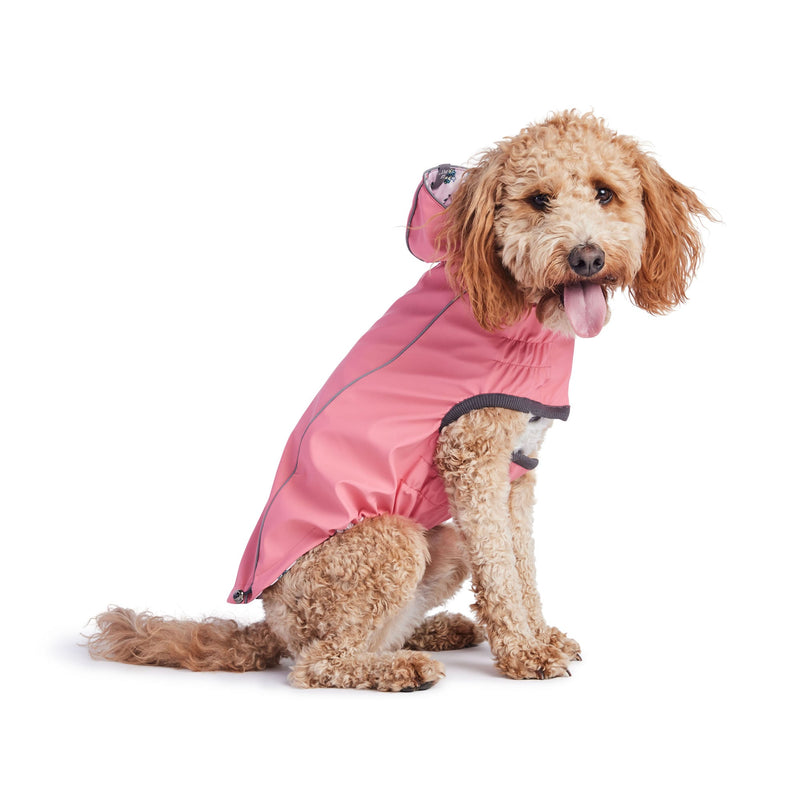 Reversible Elasto-Fit Raincoat - Pink/Pink