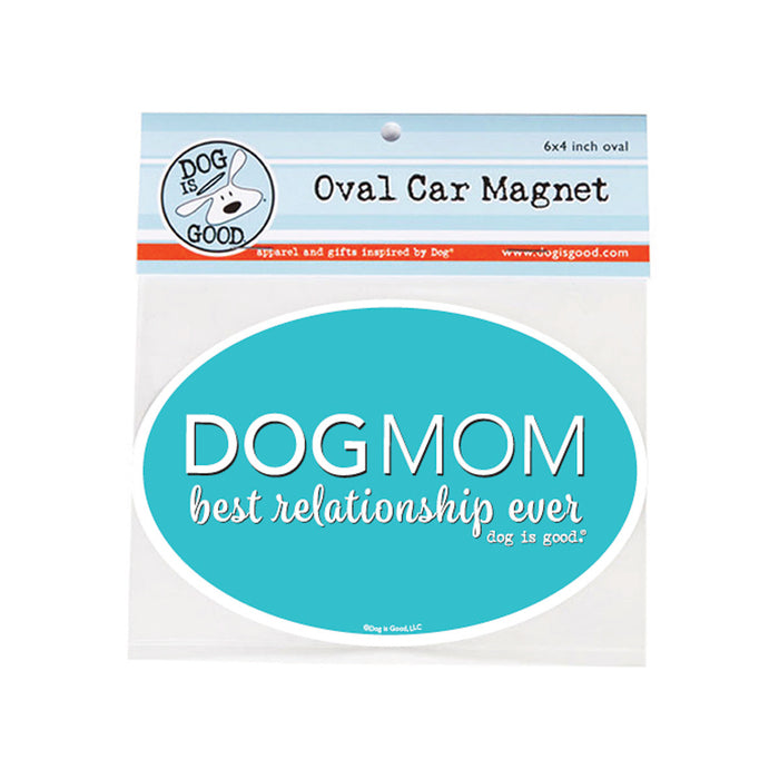 Dog Mom Car Magnet