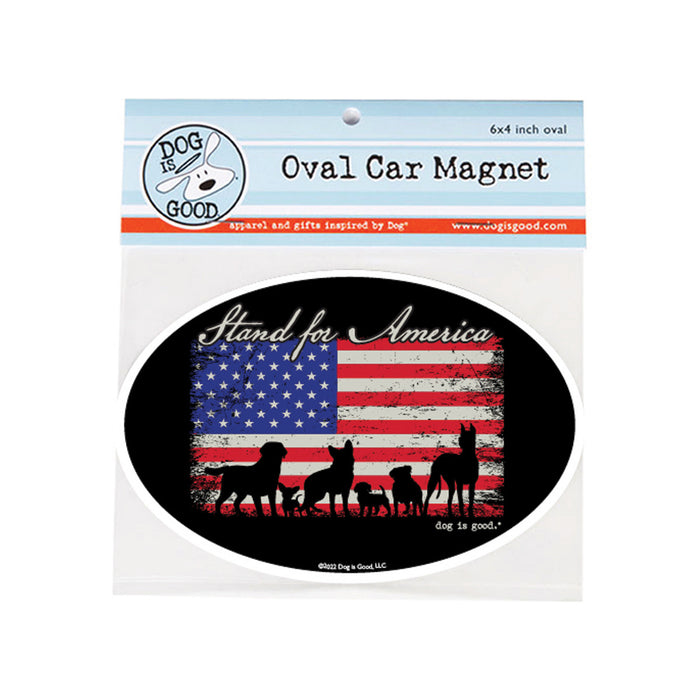 Stand For America Car Magnet