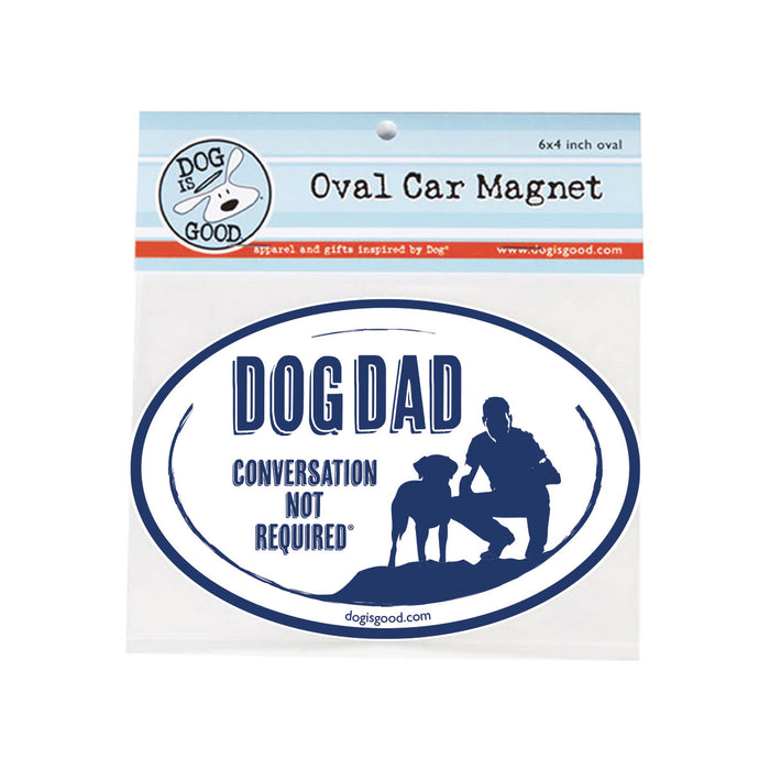 Dog Dad Car Magnet