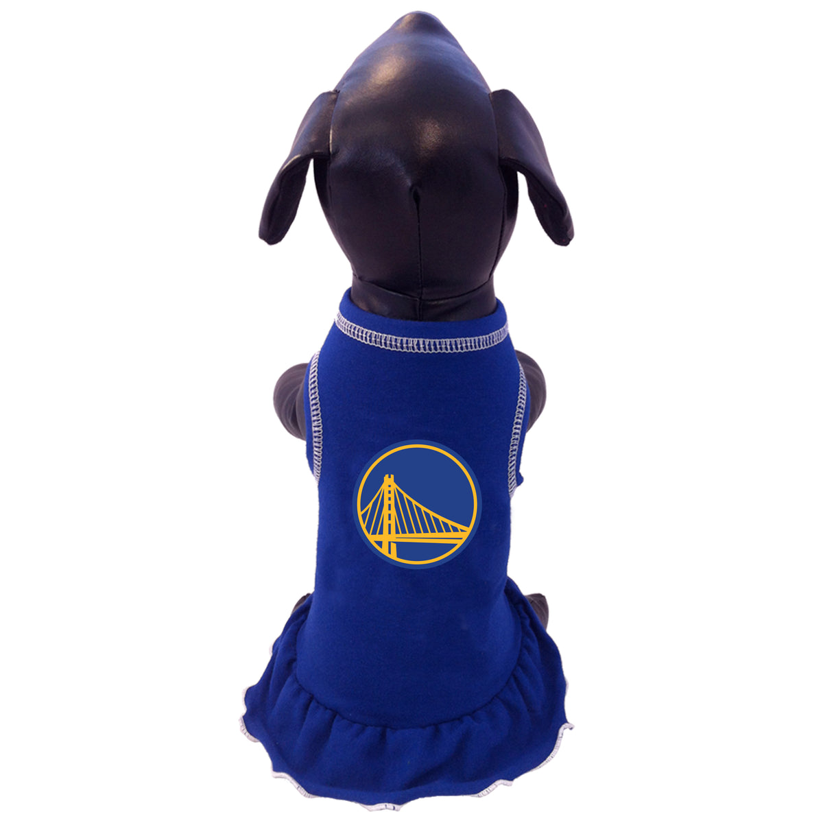 Golden State Warriors Pet Cheerleader Ruffled Dress