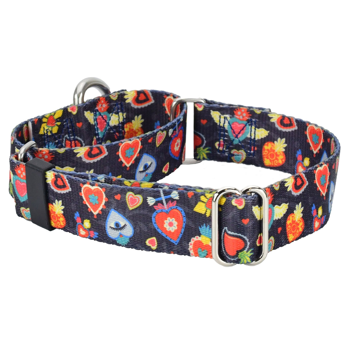 Gothic Hearts Martingale Dog Collar – EarthStyle
