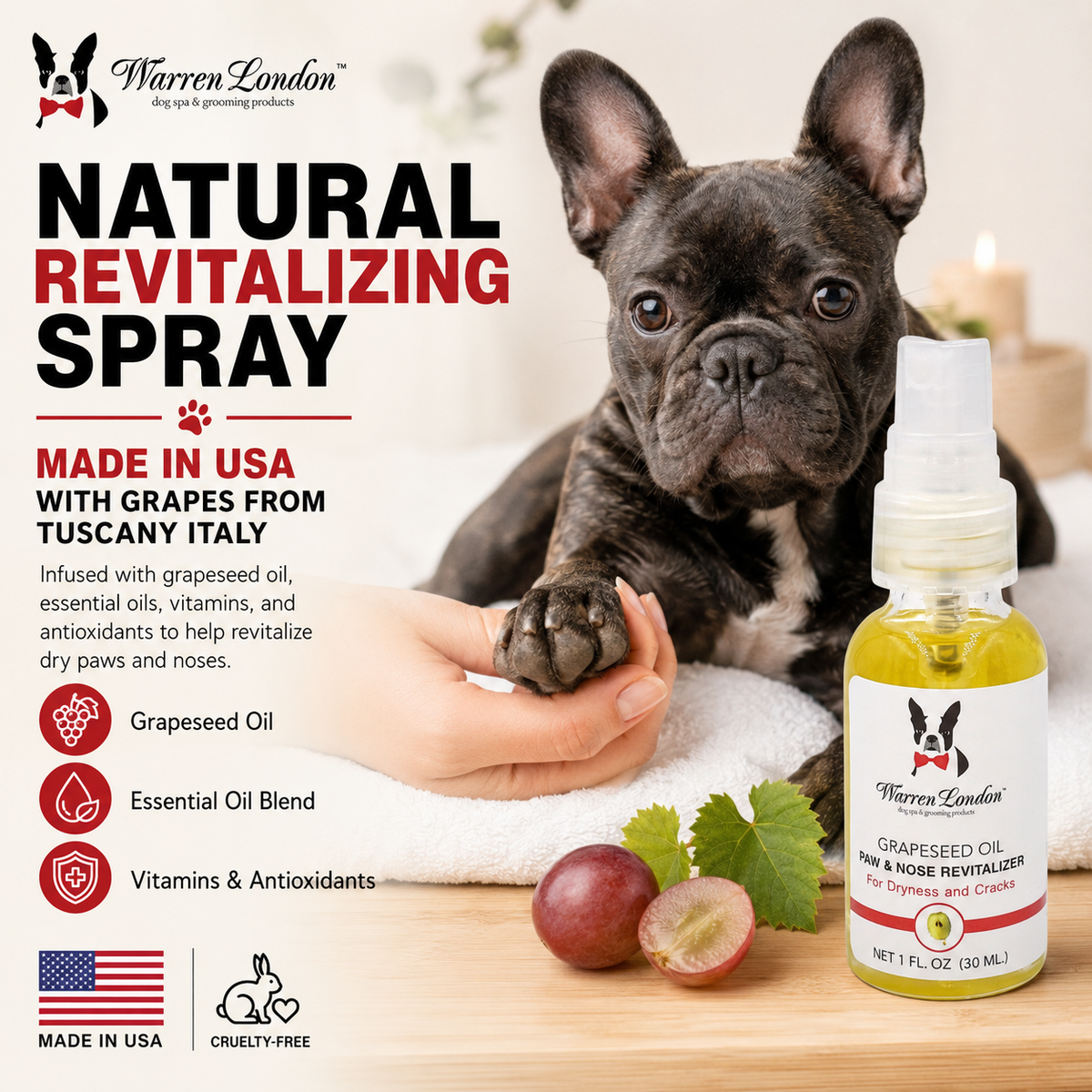 Grapeseed Oil Paw & Nose Revitalizer