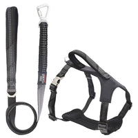 Pet Life ® 'Geo-prene' 2-in-1 Shock Absorbing Neoprene Padded Reflective Dog Leash and Harness