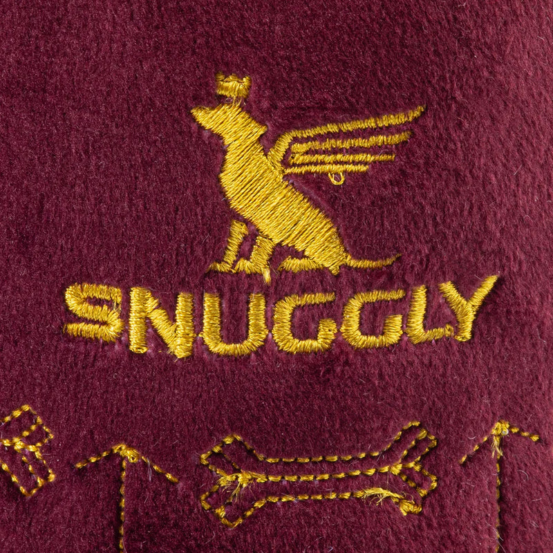Holiday Snuggly Cup - Red with Gold Embroidery Plush Toy