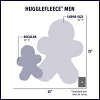HuggleFleece® Man Plush Dog Toy, Regular