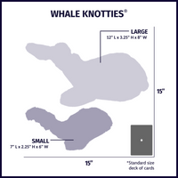 Mobie Whale Knottie® Plush Dog Toy