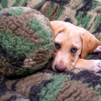 HuggleCause™, Warrior Canine Connection, Camouflage HuggleFleece® Plush Ball Dog Toy