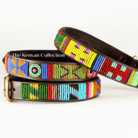 Hippo Circus Beaded Dog Collar