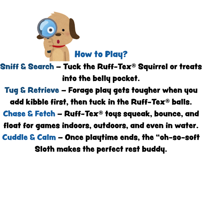 HuggleSnuffles™ Snuggle & Zoom™ Enrichment Toy