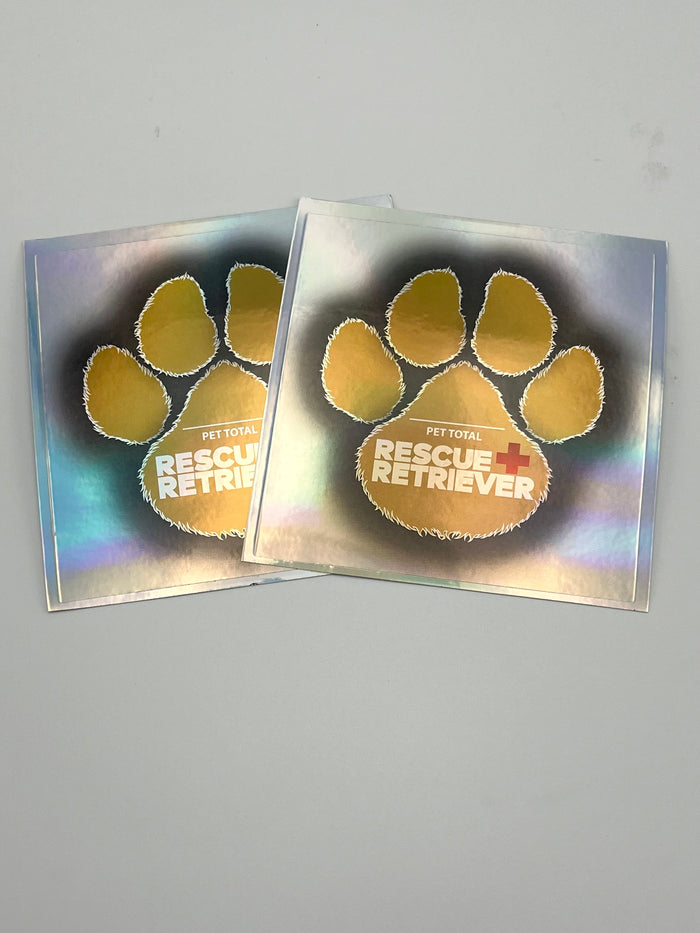 Rescue Retriever 2 pack decal