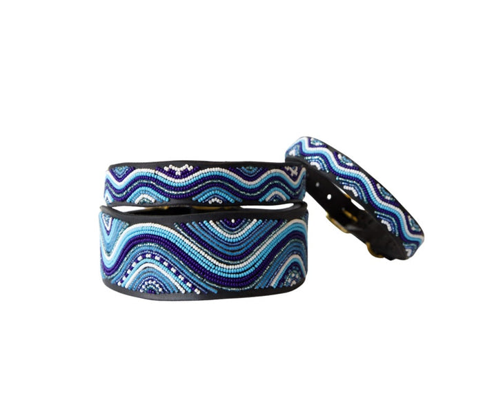 TKC The Wave Beaded Dog Collar