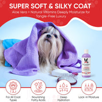 Calming Lavender Dog Shampoo w/Aloe Vera & Essential Oils - Professional Size