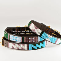 Jacaranda Beaded Dog Collar